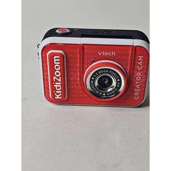 VTech KidiZoom Creator Cam HD Video Kids Red Digital Camera NO CHARGER CABLE - Picture 3 of 16